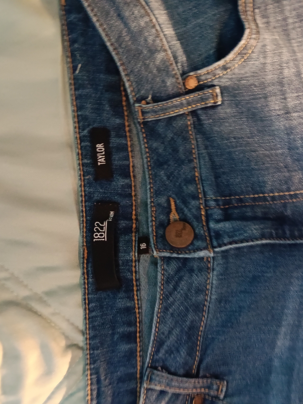 Taylor Blue Denim Women's Capris